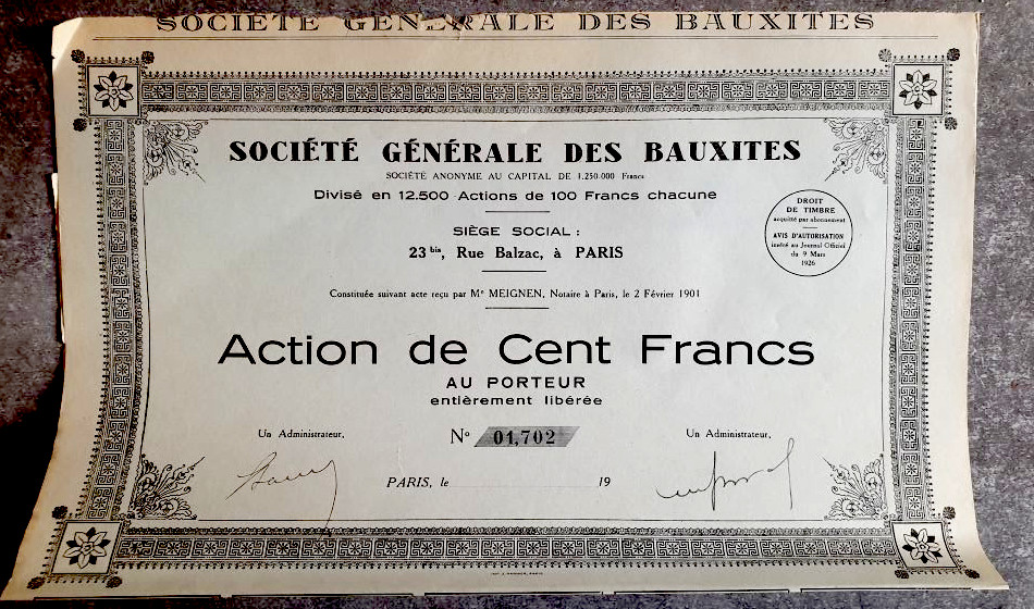 Rouge bauxite