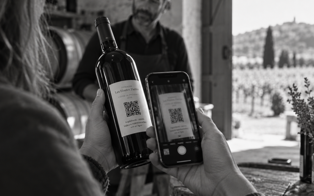 Le QR code est déjà sur la bouteille. Mais qu’allons-nous mettre derrière ?