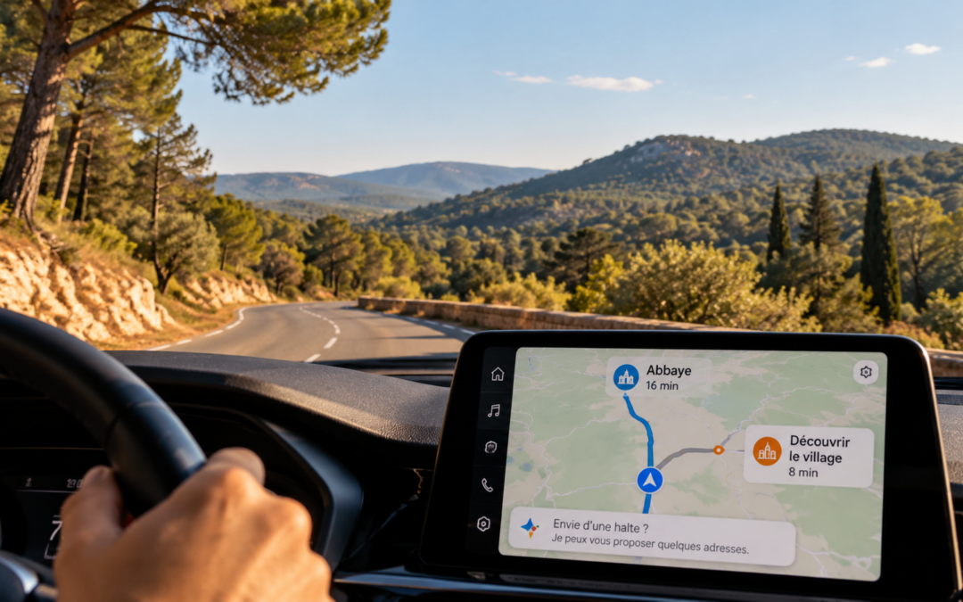 Quand l&rsquo;IA de votre voiture choisira votre prochaine halte au Thoronet